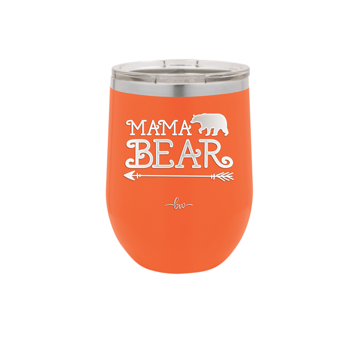 Mama Bear Arrow - Laser Engraved Stainless Steel Drinkware - 2007 -