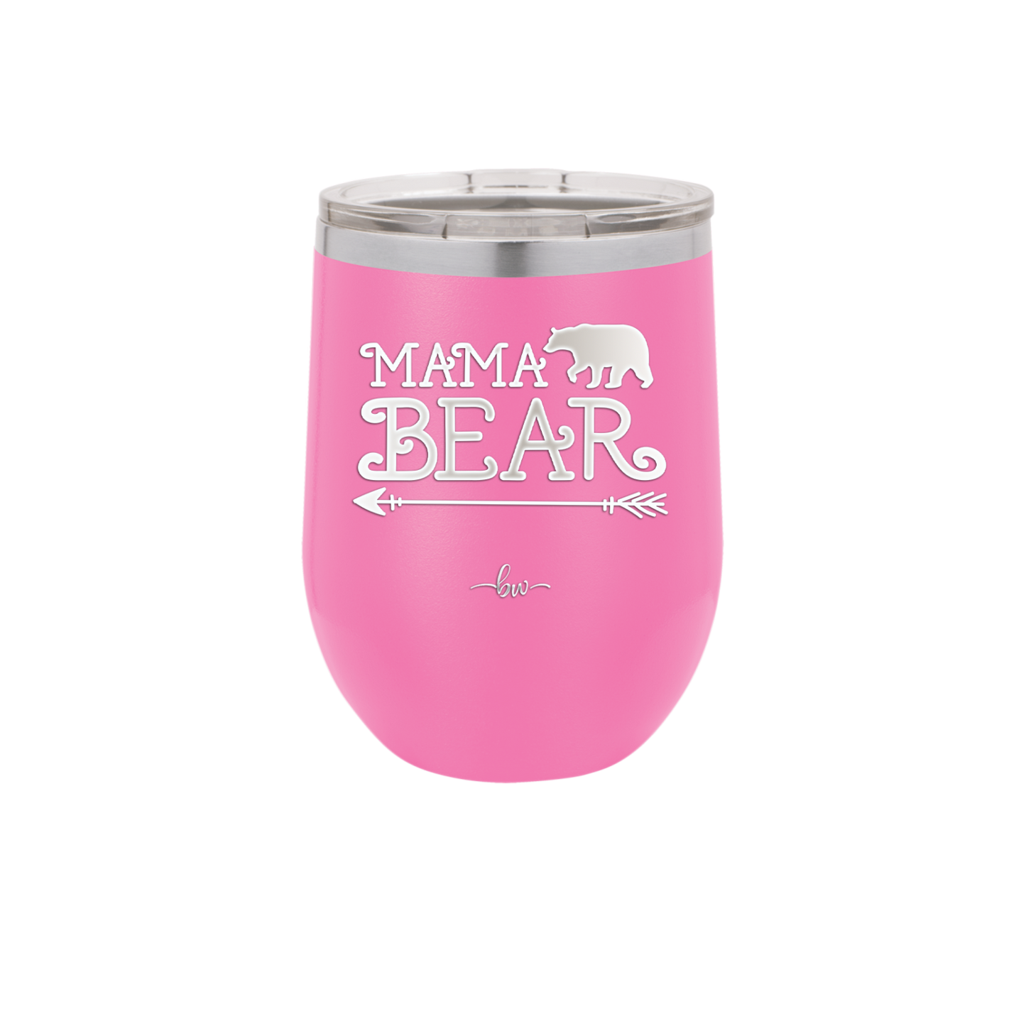 Mama Bear Arrow - Laser Engraved Stainless Steel Drinkware - 2007 -