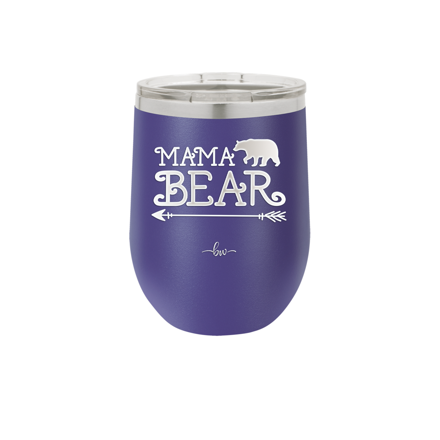 Mama Bear Arrow - Laser Engraved Stainless Steel Drinkware - 2007 -