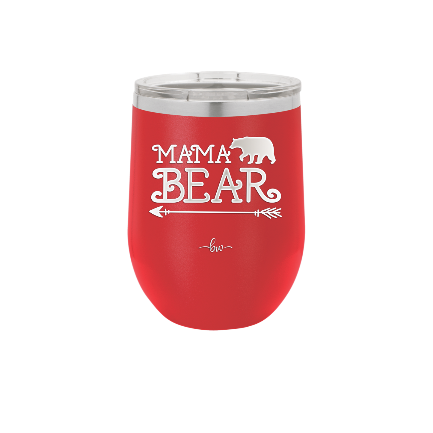 Mama Bear Arrow - Laser Engraved Stainless Steel Drinkware - 2007 -