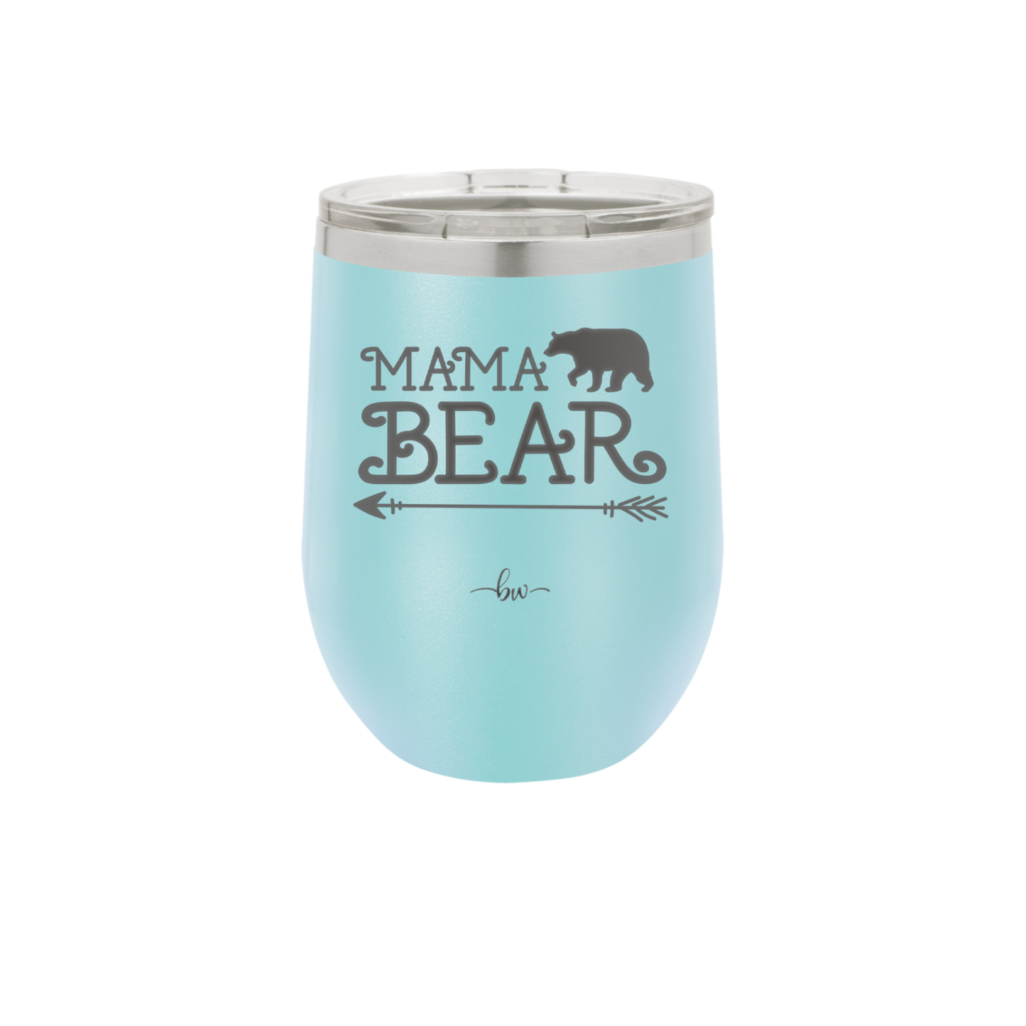 Mama Bear Arrow - Laser Engraved Stainless Steel Drinkware - 2007 -