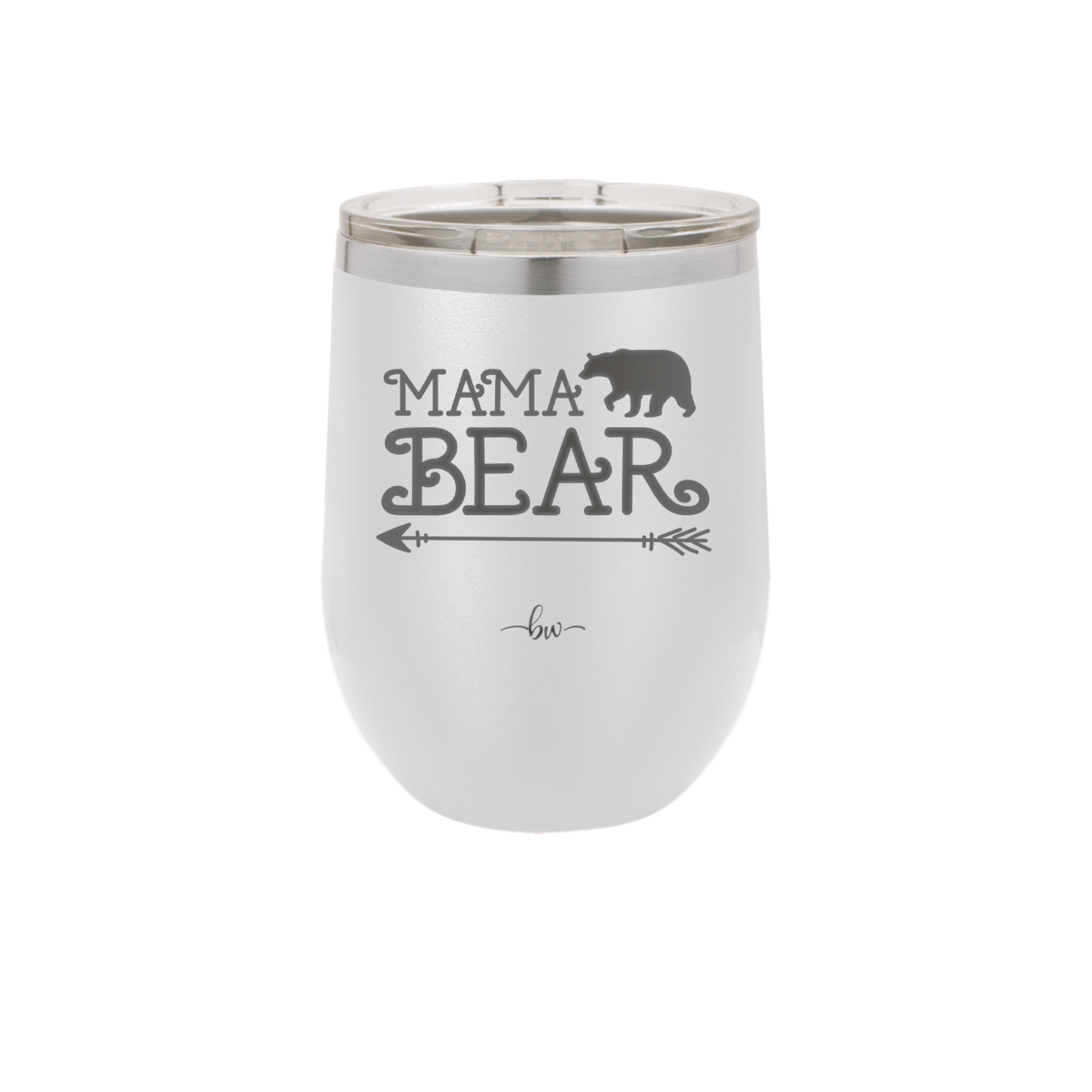 Mama Bear Arrow - Laser Engraved Stainless Steel Drinkware - 2007 -