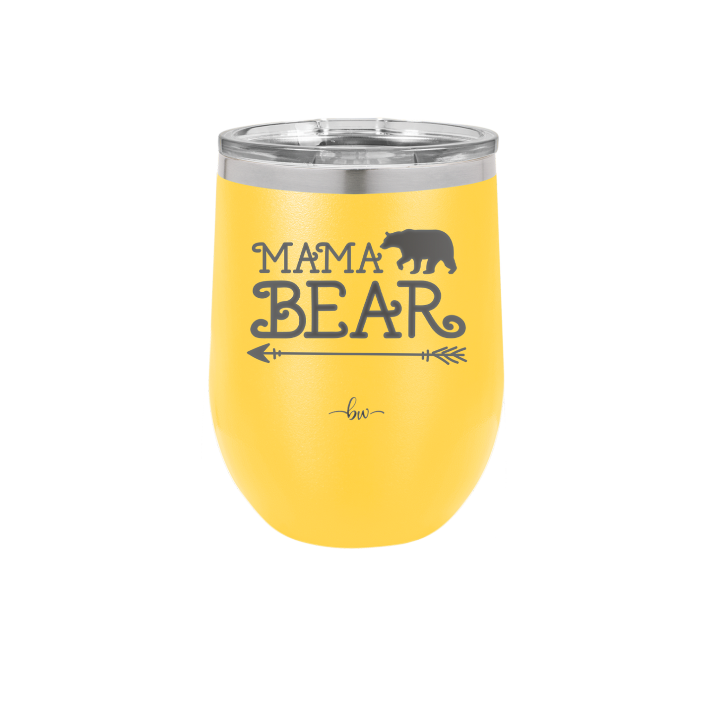 Mama Bear Arrow - Laser Engraved Stainless Steel Drinkware - 2007 -