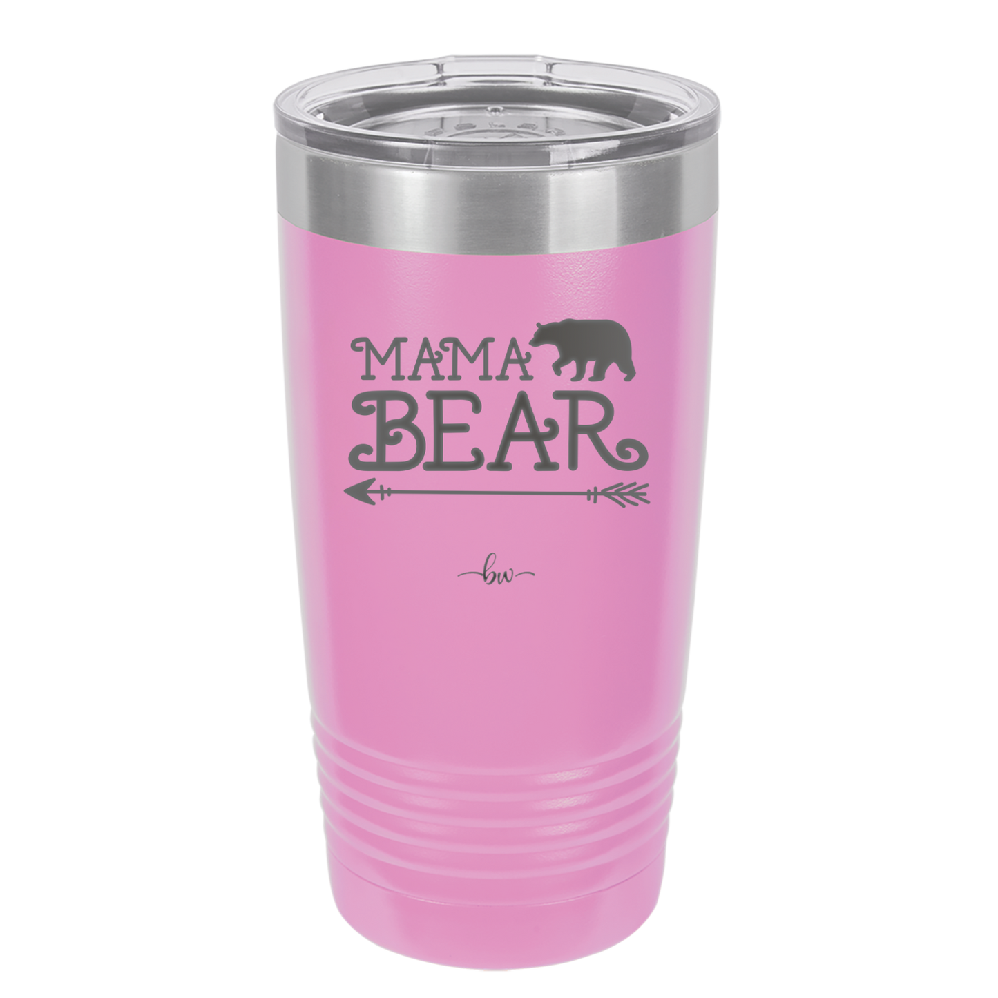 Mama Bear Arrow - Laser Engraved Stainless Steel Drinkware - 2007 -