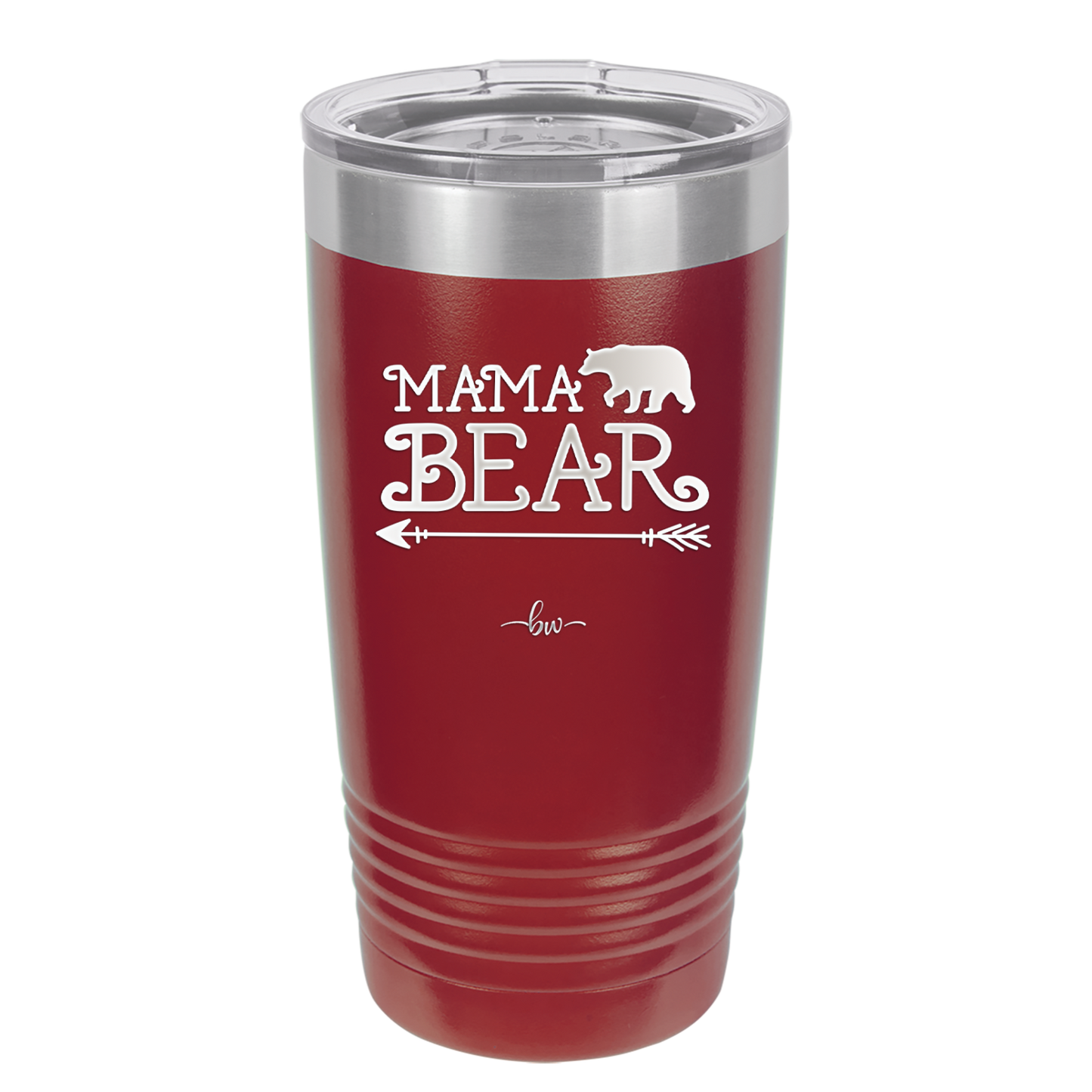 Mama Bear Arrow - Laser Engraved Stainless Steel Drinkware - 2007 -