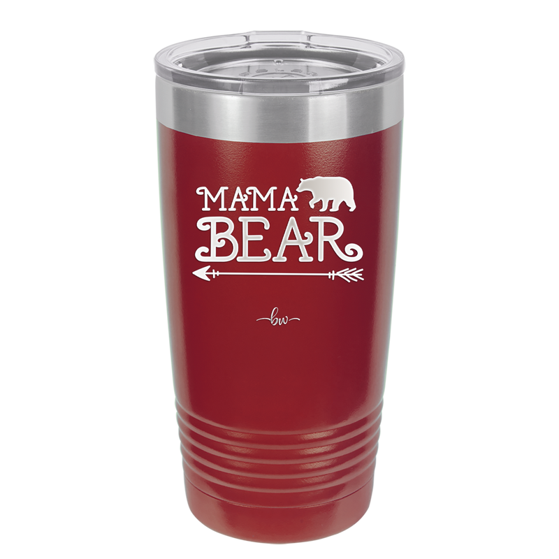 Mama Bear Arrow - Laser Engraved Stainless Steel Drinkware - 2007 -