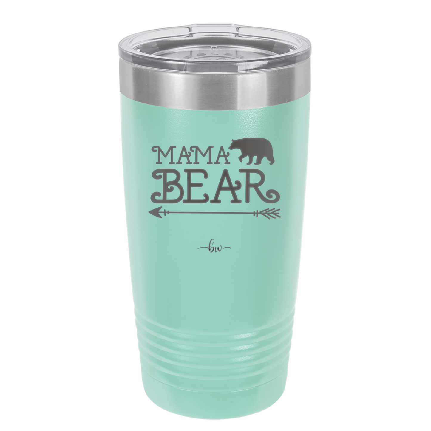 Mama Bear Arrow - Laser Engraved Stainless Steel Drinkware - 2007 -