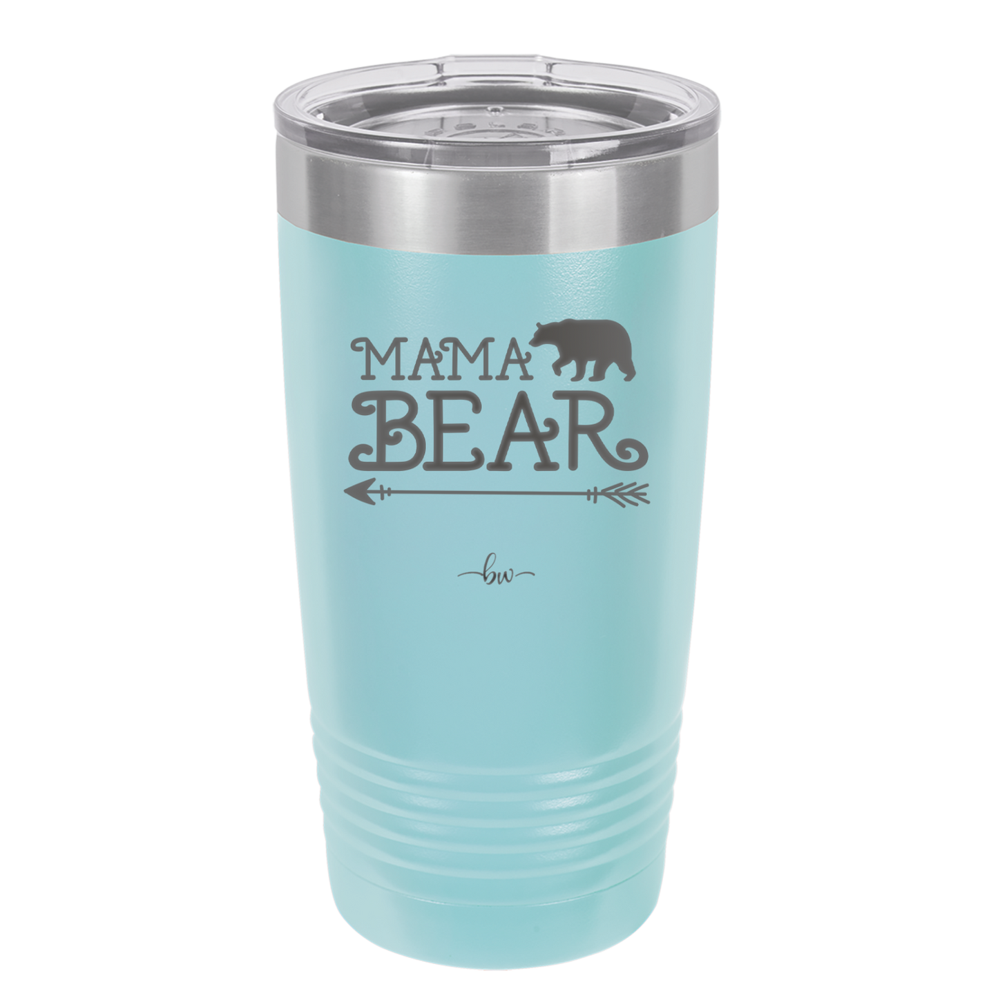 Mama Bear Arrow - Laser Engraved Stainless Steel Drinkware - 2007 -