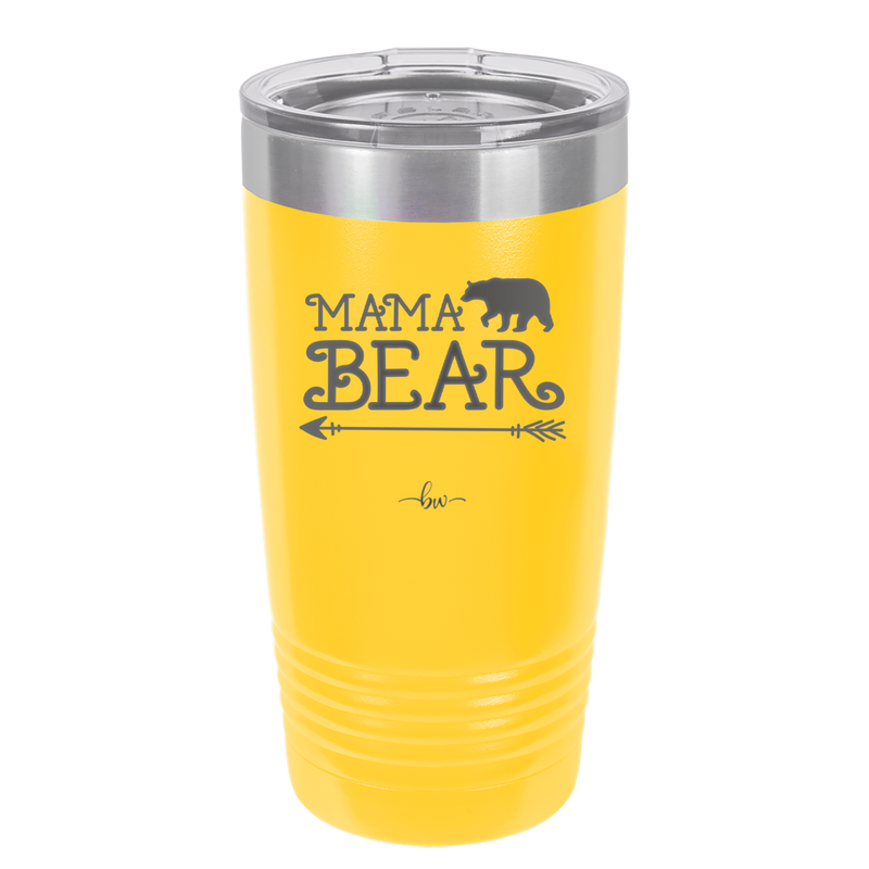 Mama Bear Arrow - Laser Engraved Stainless Steel Drinkware - 2007 -
