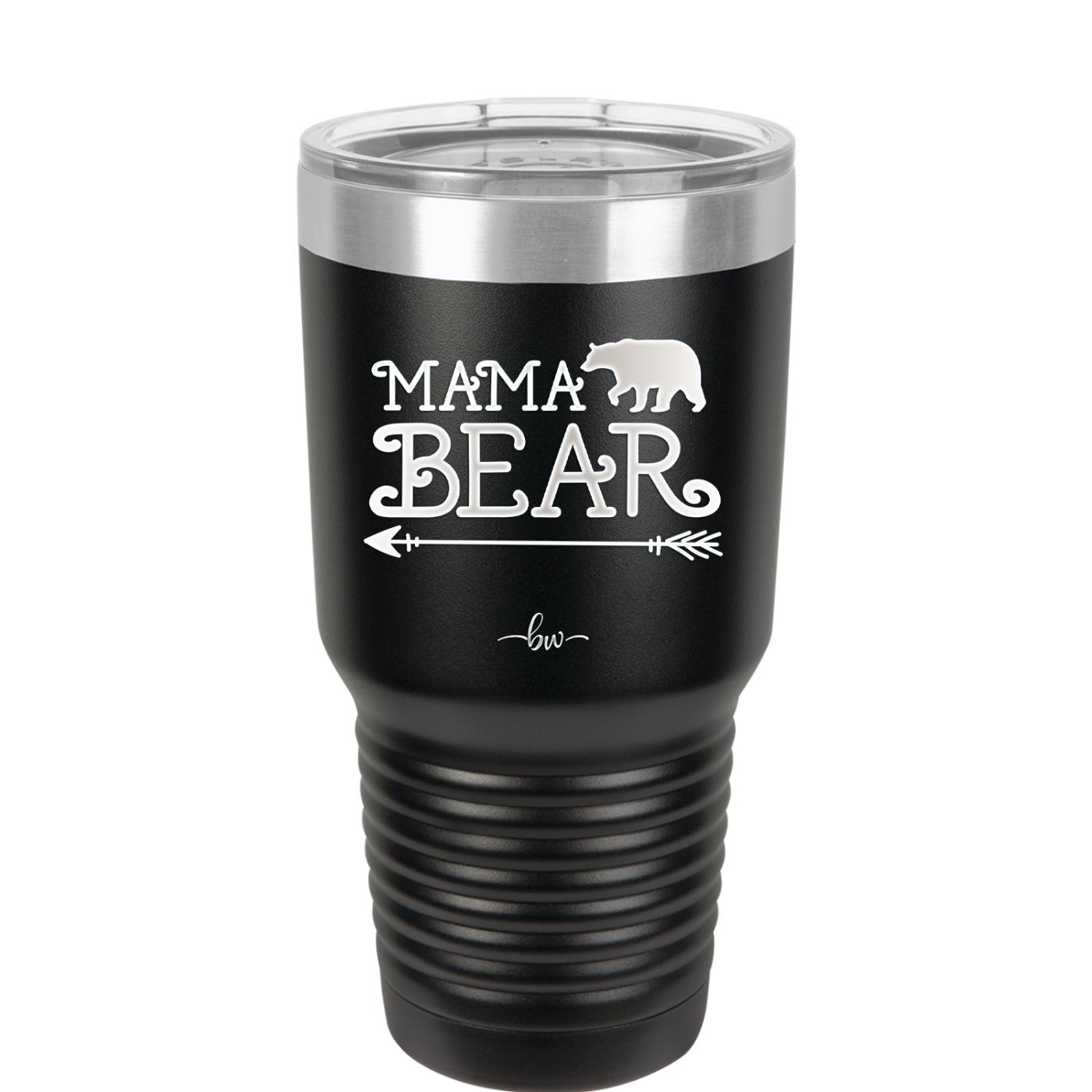 Mama Bear Arrow - Laser Engraved Stainless Steel Drinkware - 2007 -