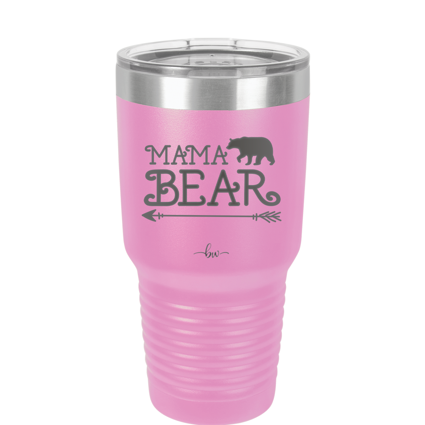 Mama Bear Arrow - Laser Engraved Stainless Steel Drinkware - 2007 -