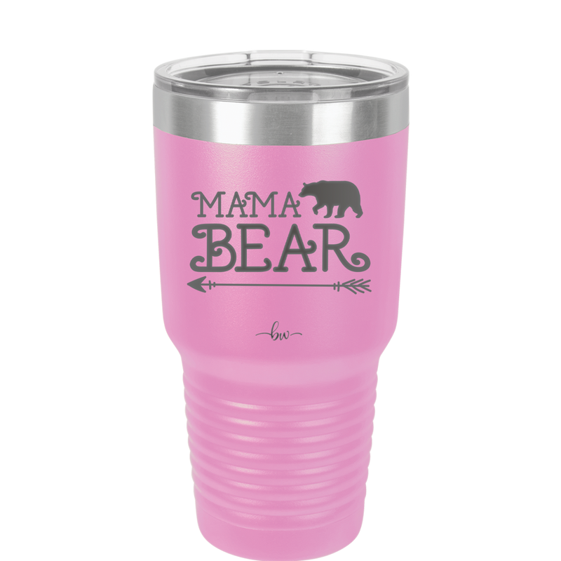 Mama Bear Arrow - Laser Engraved Stainless Steel Drinkware - 2007 -
