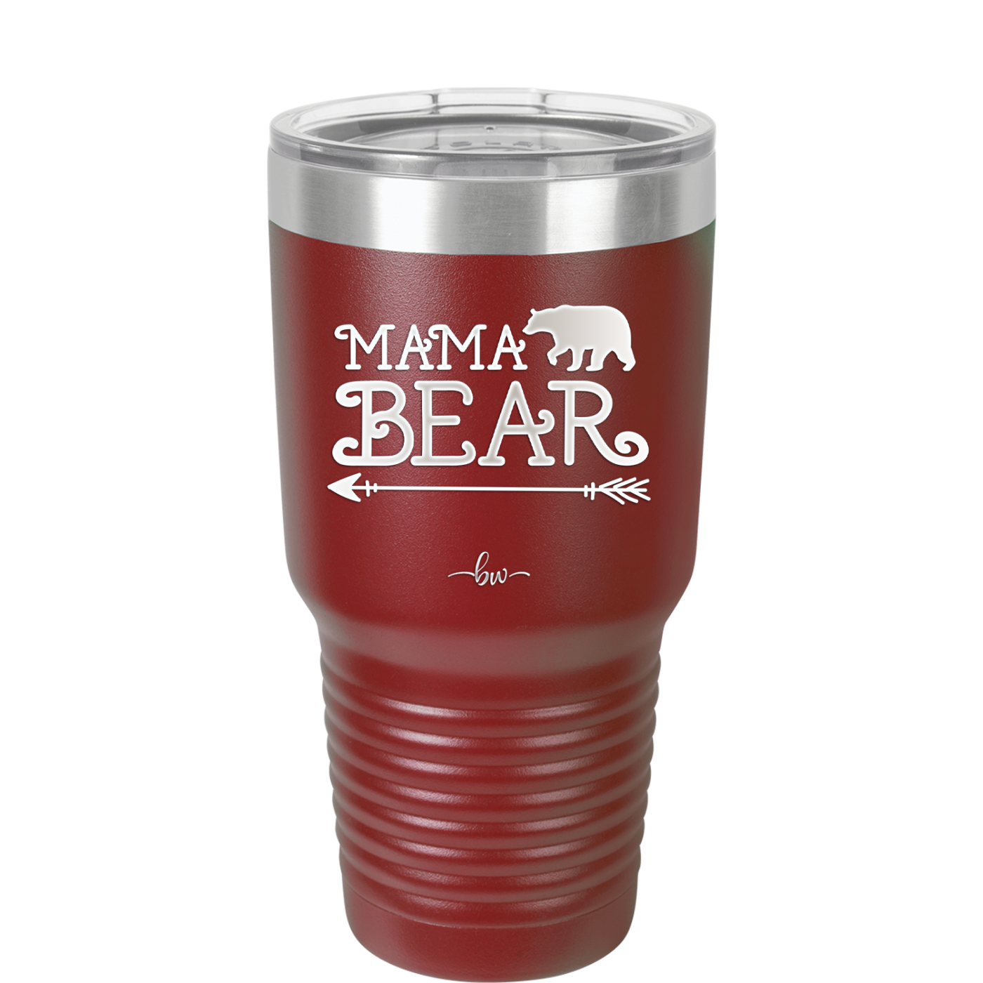 Mama Bear Arrow - Laser Engraved Stainless Steel Drinkware - 2007 -