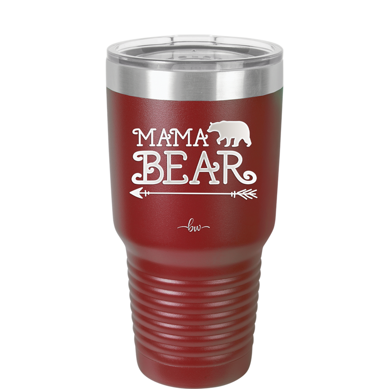Mama Bear Arrow - Laser Engraved Stainless Steel Drinkware - 2007 -