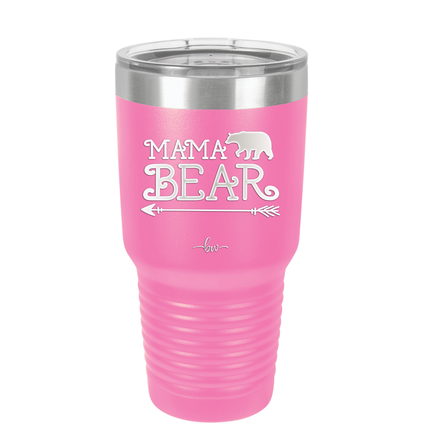 Mama Bear Arrow - Laser Engraved Stainless Steel Drinkware - 2007 -