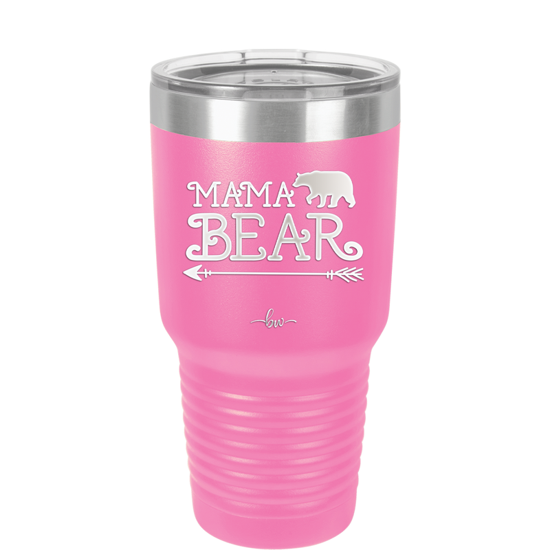 Mama Bear Arrow - Laser Engraved Stainless Steel Drinkware - 2007 -