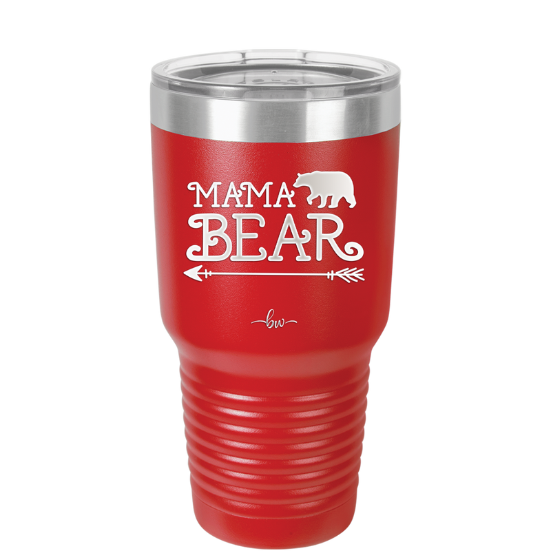 Mama Bear Arrow - Laser Engraved Stainless Steel Drinkware - 2007 -