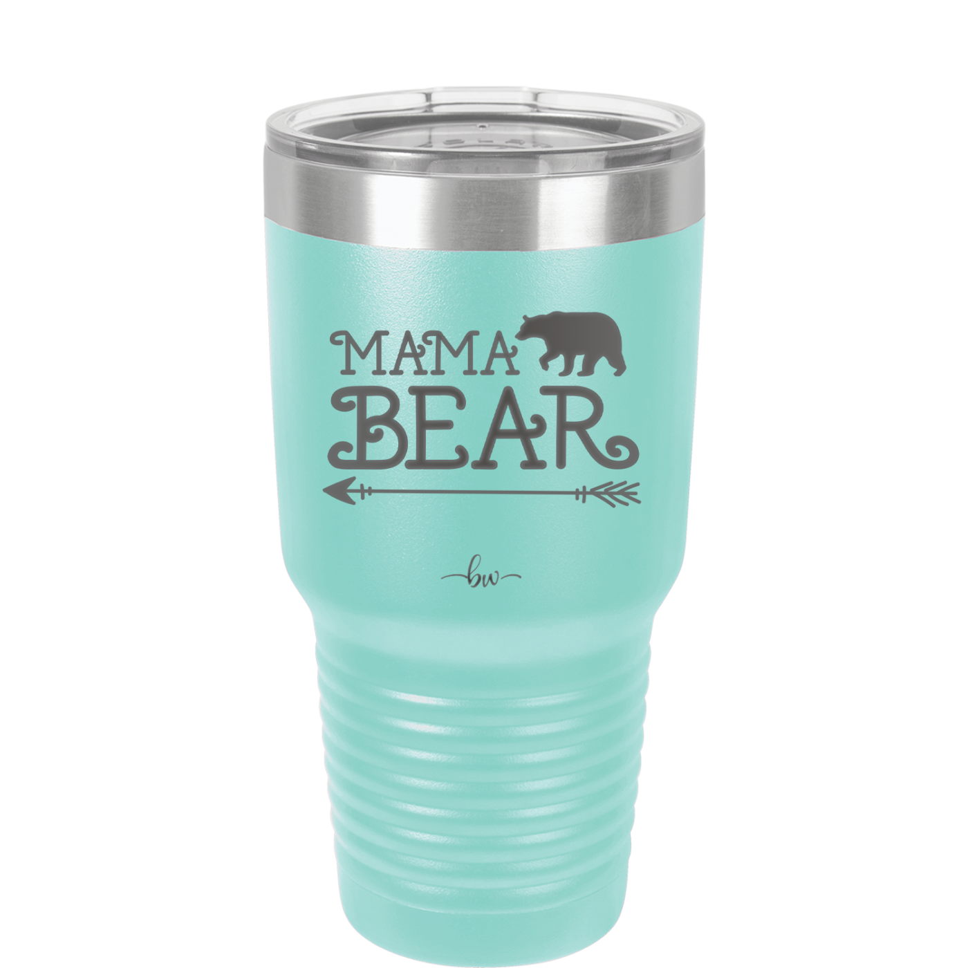 Mama Bear Arrow - Laser Engraved Stainless Steel Drinkware - 2007 -