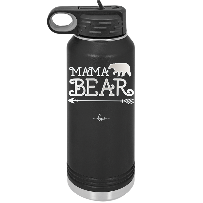 Mama Bear Arrow - Laser Engraved Stainless Steel Drinkware - 2007 -