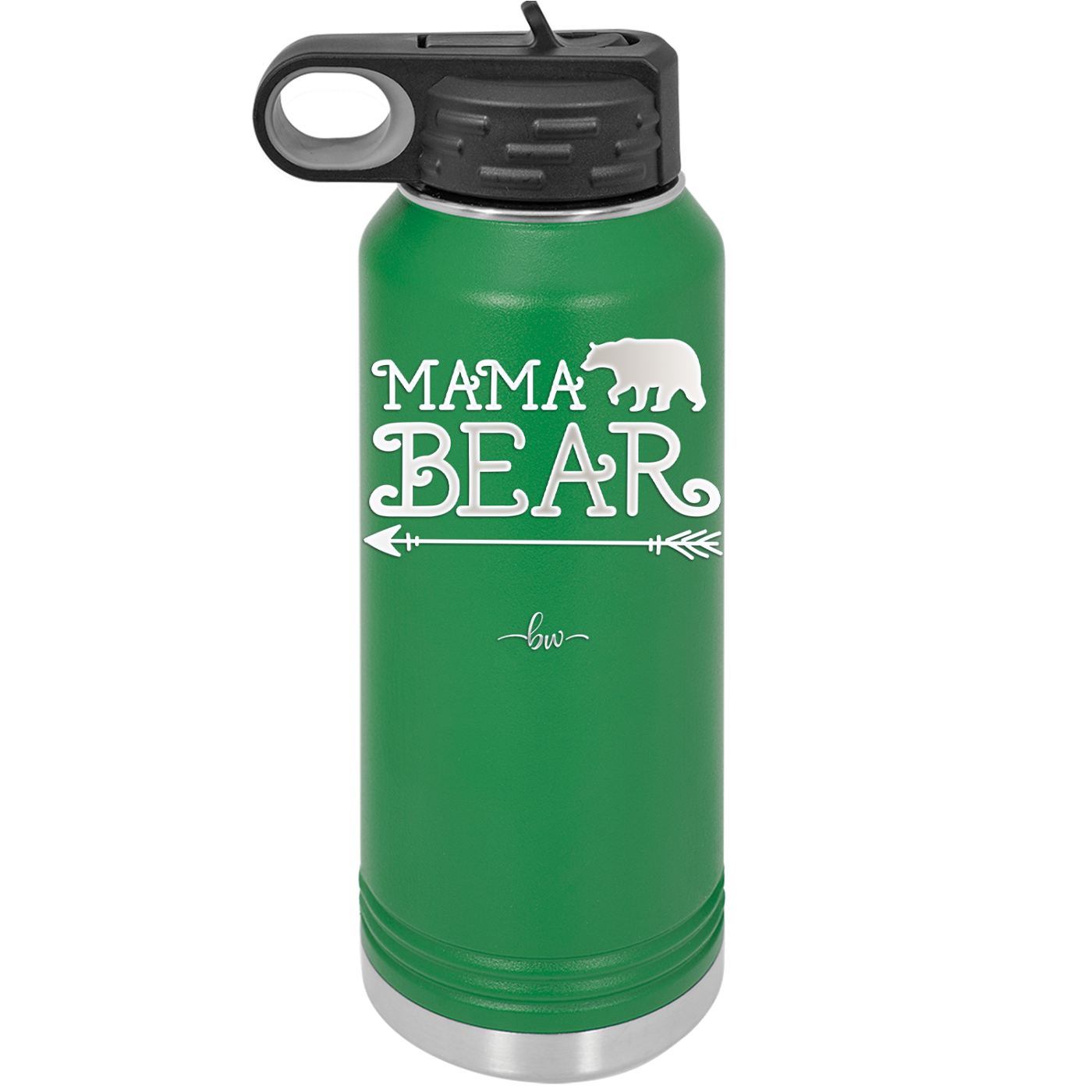 Mama Bear Arrow - Laser Engraved Stainless Steel Drinkware - 2007 -