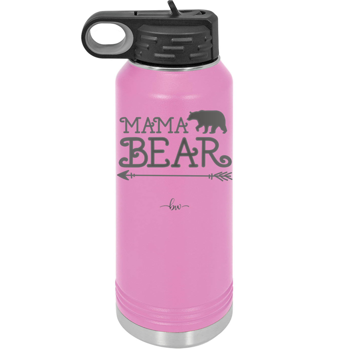 Mama Bear Arrow - Laser Engraved Stainless Steel Drinkware - 2007 -