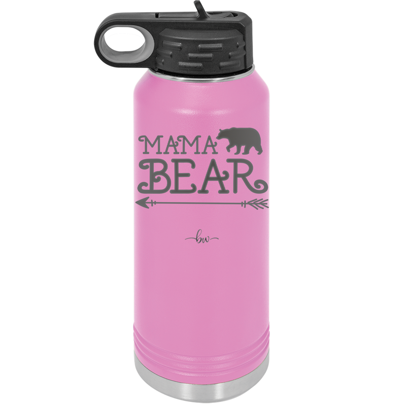 Mama Bear Arrow - Laser Engraved Stainless Steel Drinkware - 2007 -