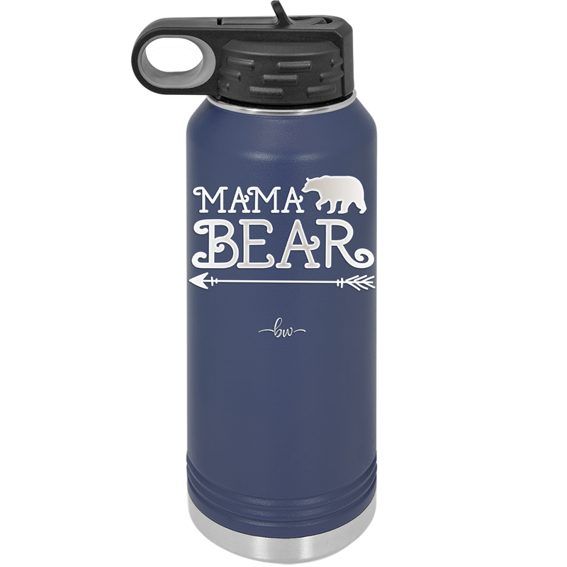 Mama Bear Arrow - Laser Engraved Stainless Steel Drinkware - 2007 -