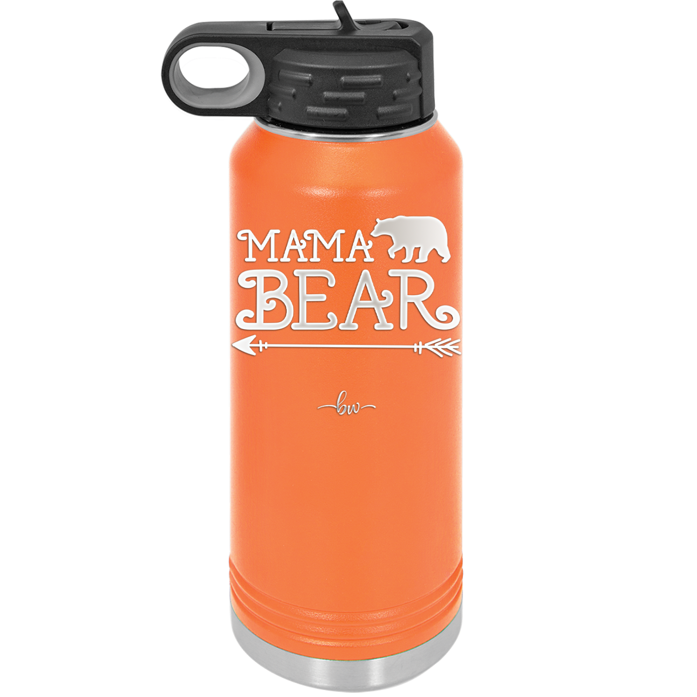 Mama Bear Arrow - Laser Engraved Stainless Steel Drinkware - 2007 -