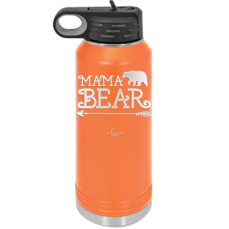 Mama Bear Arrow - Laser Engraved Stainless Steel Drinkware - 2007 -