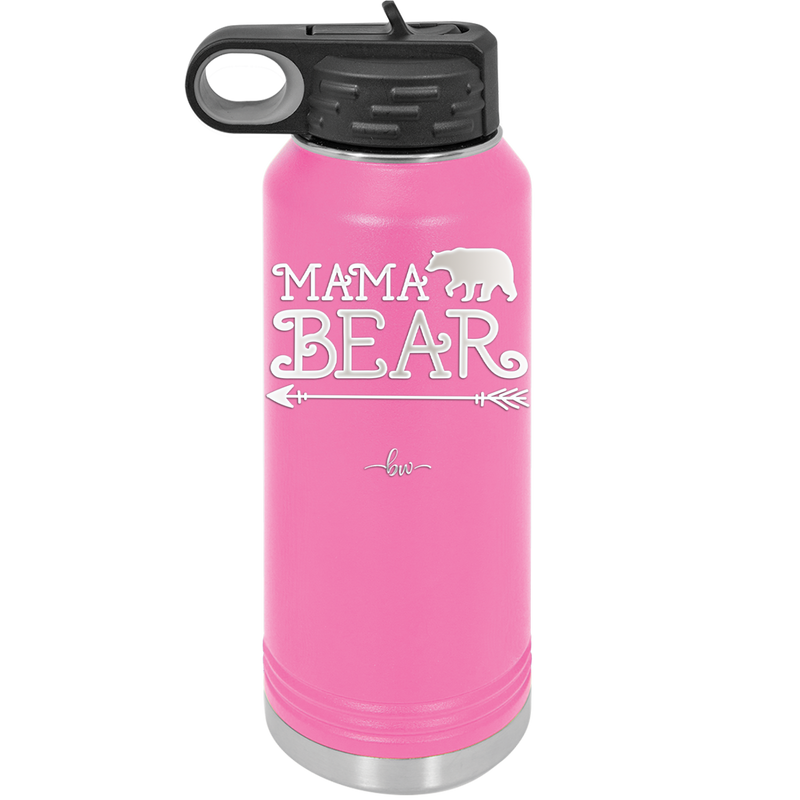 Mama Bear Arrow - Laser Engraved Stainless Steel Drinkware - 2007 -