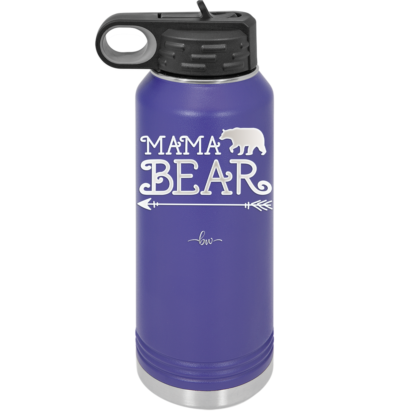 Mama Bear Arrow - Laser Engraved Stainless Steel Drinkware - 2007 -