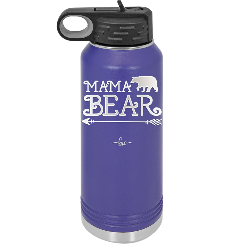Mama Bear Arrow - Laser Engraved Stainless Steel Drinkware - 2007 -
