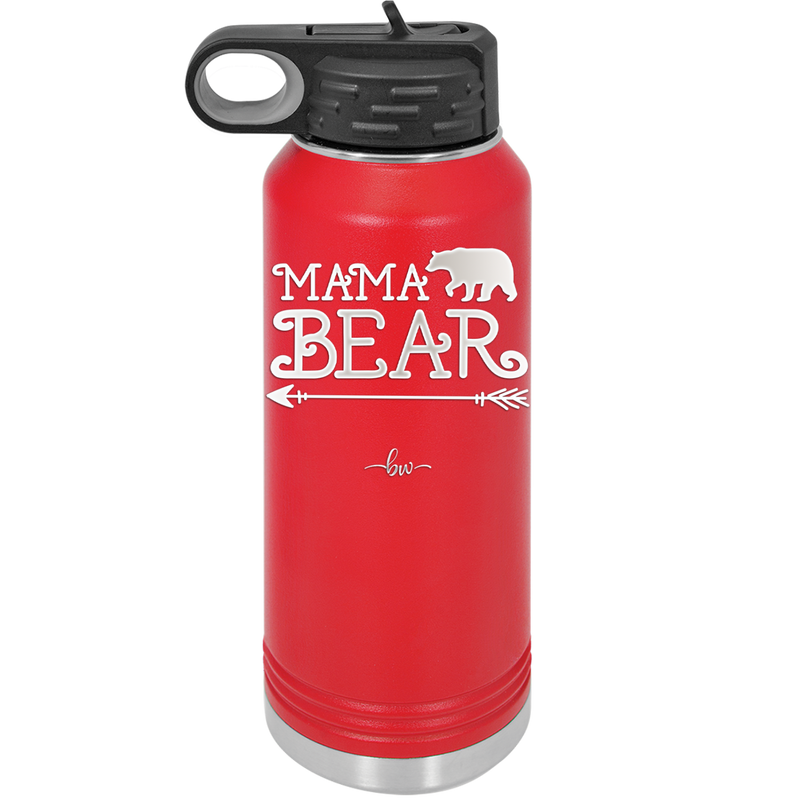 Mama Bear Arrow - Laser Engraved Stainless Steel Drinkware - 2007 -