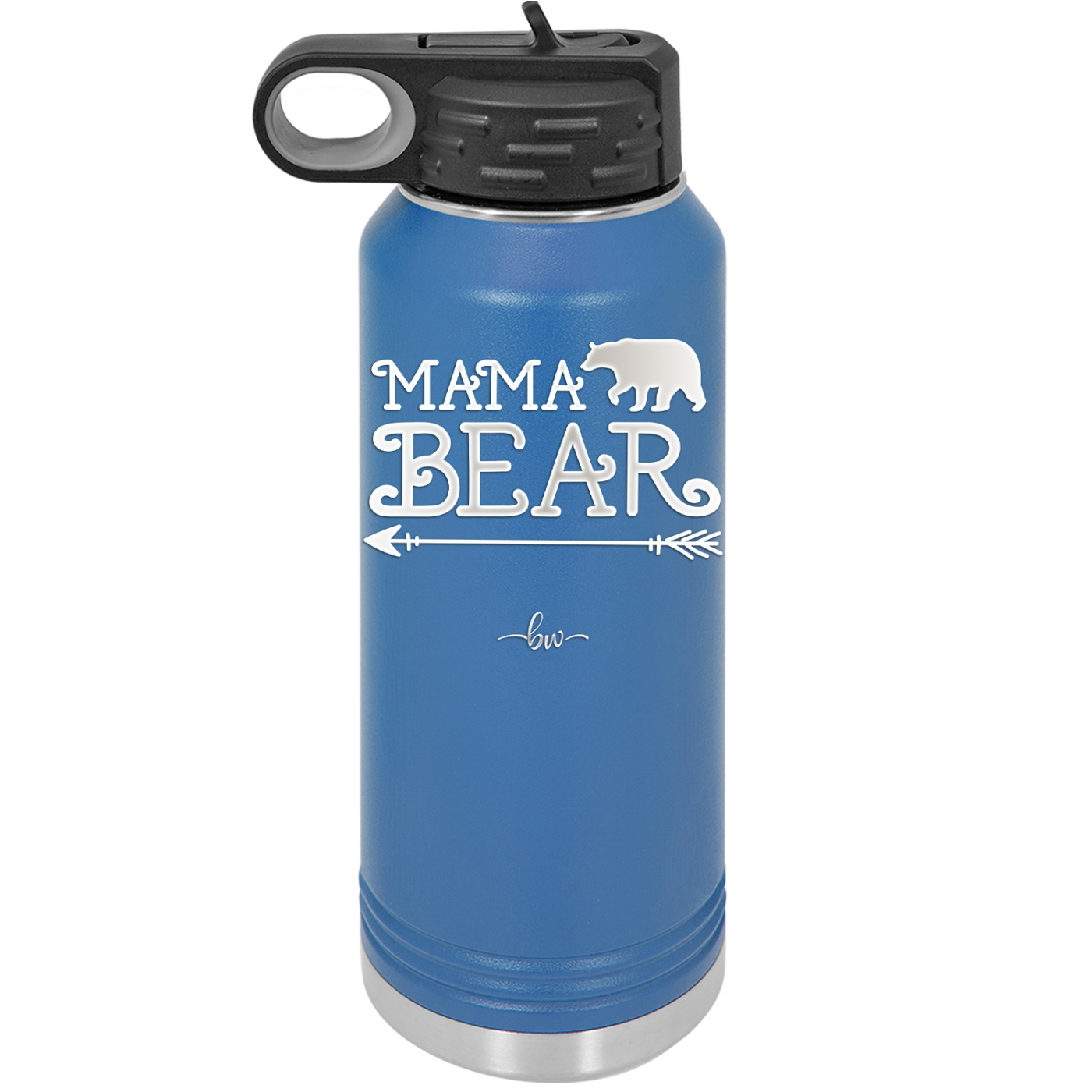 Mama Bear Arrow - Laser Engraved Stainless Steel Drinkware - 2007 -