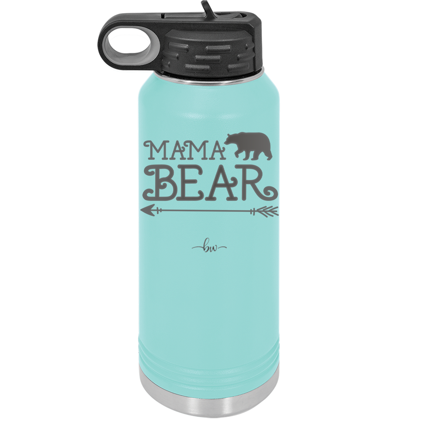 Mama Bear Arrow - Laser Engraved Stainless Steel Drinkware - 2007 -