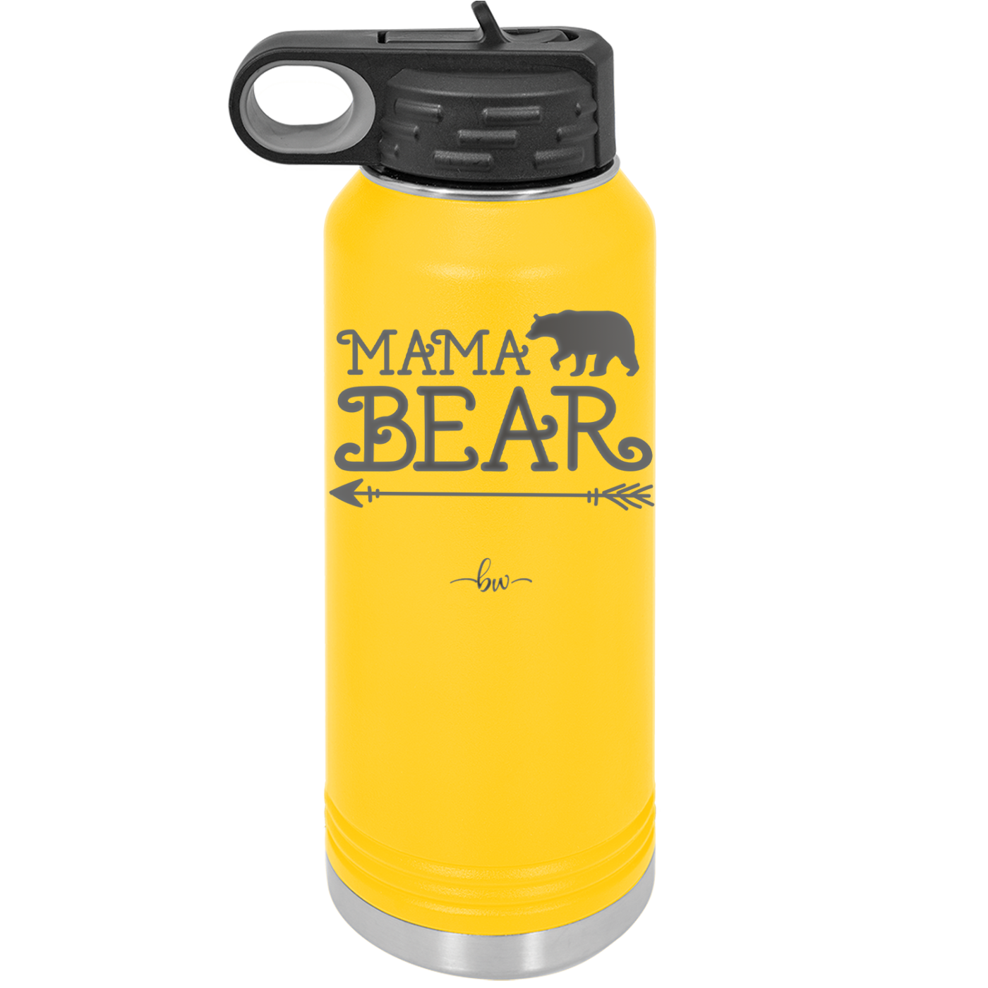 Mama Bear Arrow - Laser Engraved Stainless Steel Drinkware - 2007 -