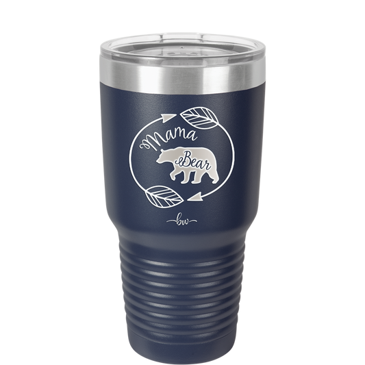 Mama Bear Circle - Laser Engraved Stainless Steel Drinkware - 2008 -