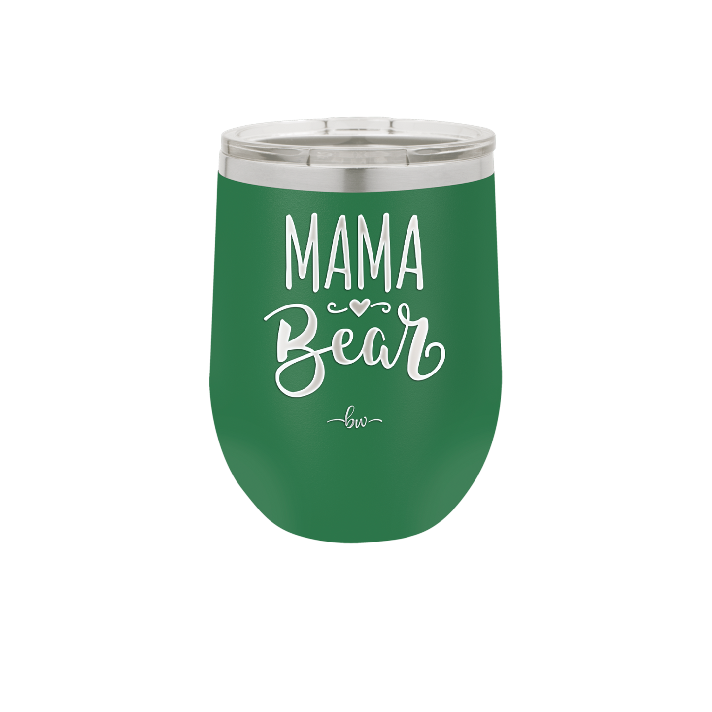 Mama Bear Script - Laser Engraved Stainless Steel Drinkware - 2009 -