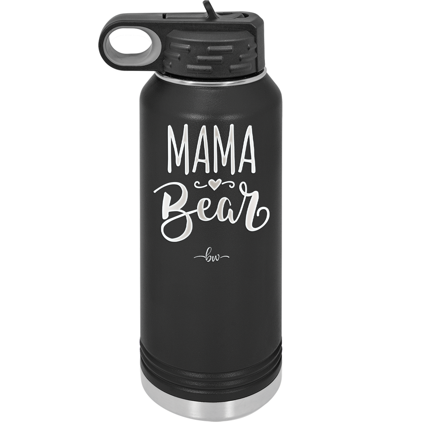 Mama Bear Script - Laser Engraved Stainless Steel Drinkware - 2009 -