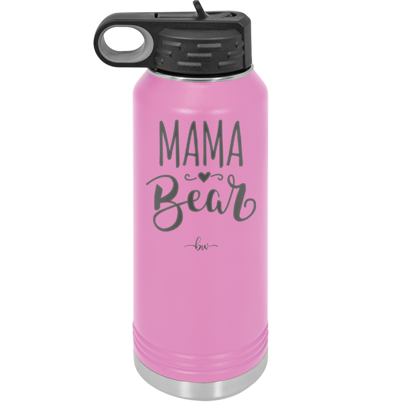 Mama Bear Script - Laser Engraved Stainless Steel Drinkware - 2009 -