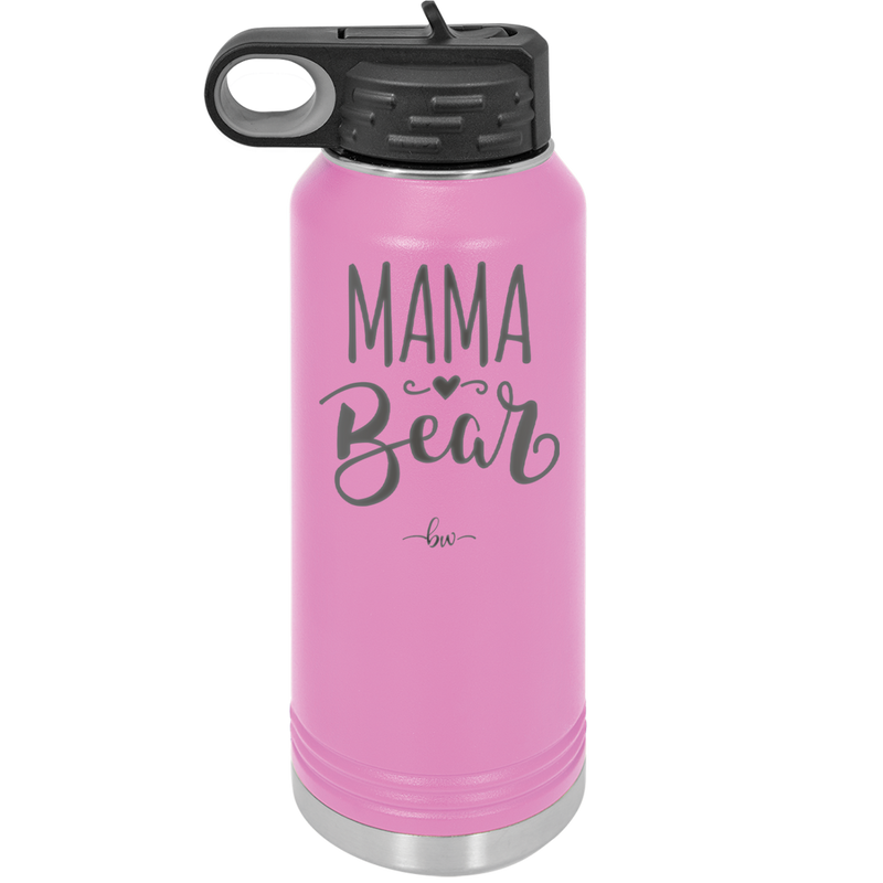 Mama Bear Script - Laser Engraved Stainless Steel Drinkware - 2009 -