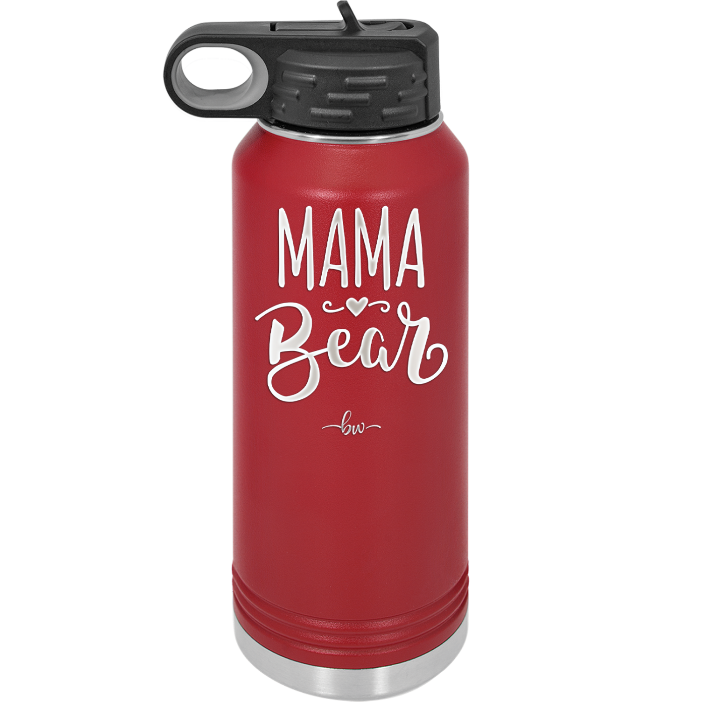 Mama Bear Script - Laser Engraved Stainless Steel Drinkware - 2009 -