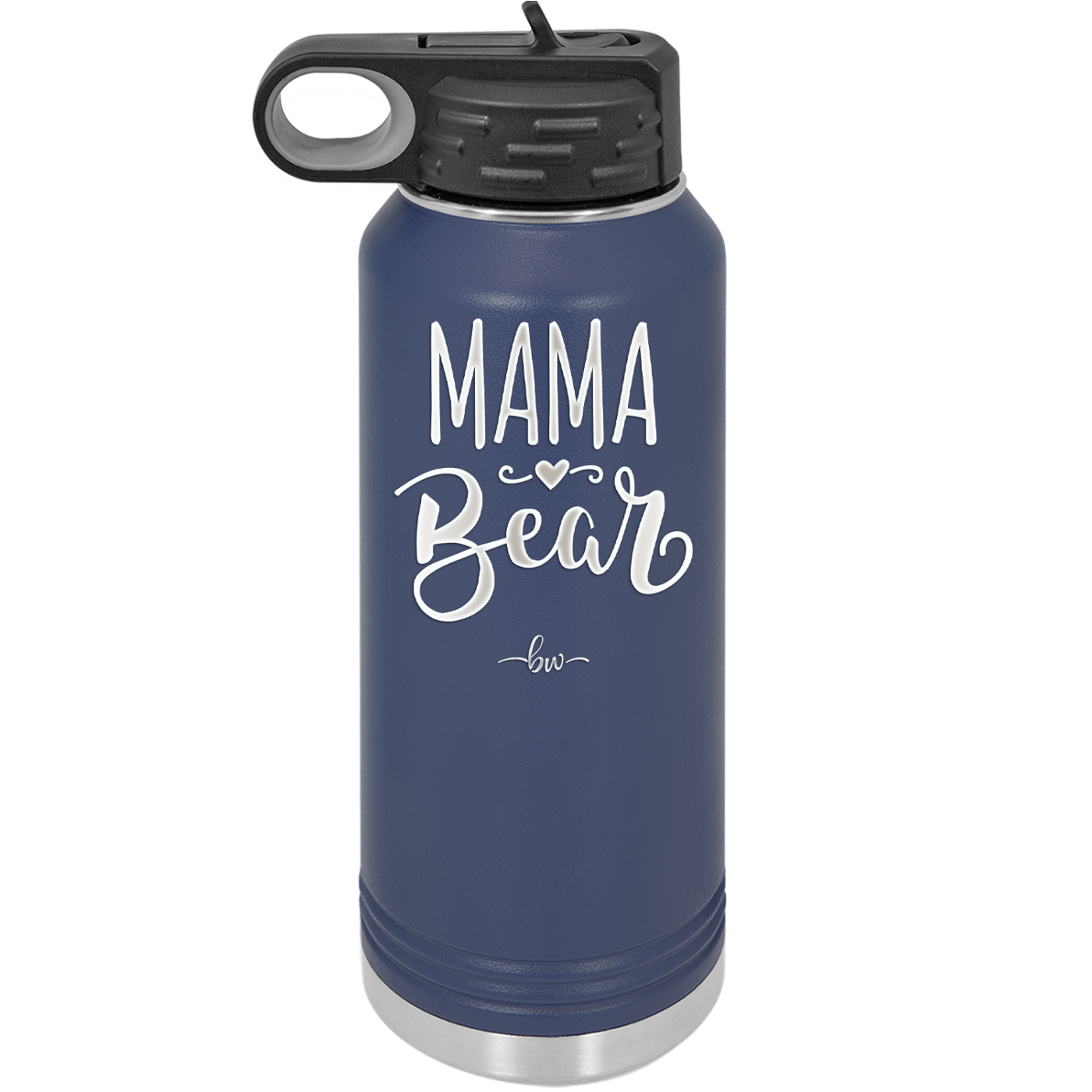 Mama Bear Script - Laser Engraved Stainless Steel Drinkware - 2009 -