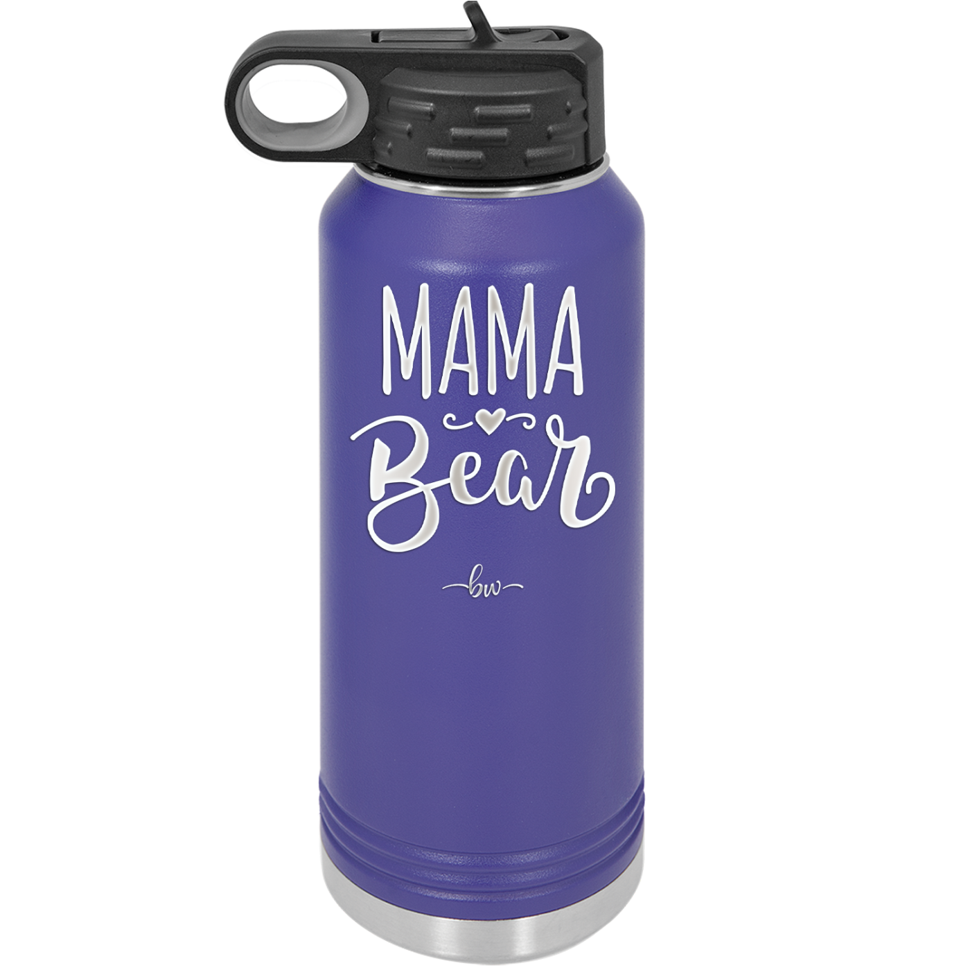 Mama Bear Script - Laser Engraved Stainless Steel Drinkware - 2009 -