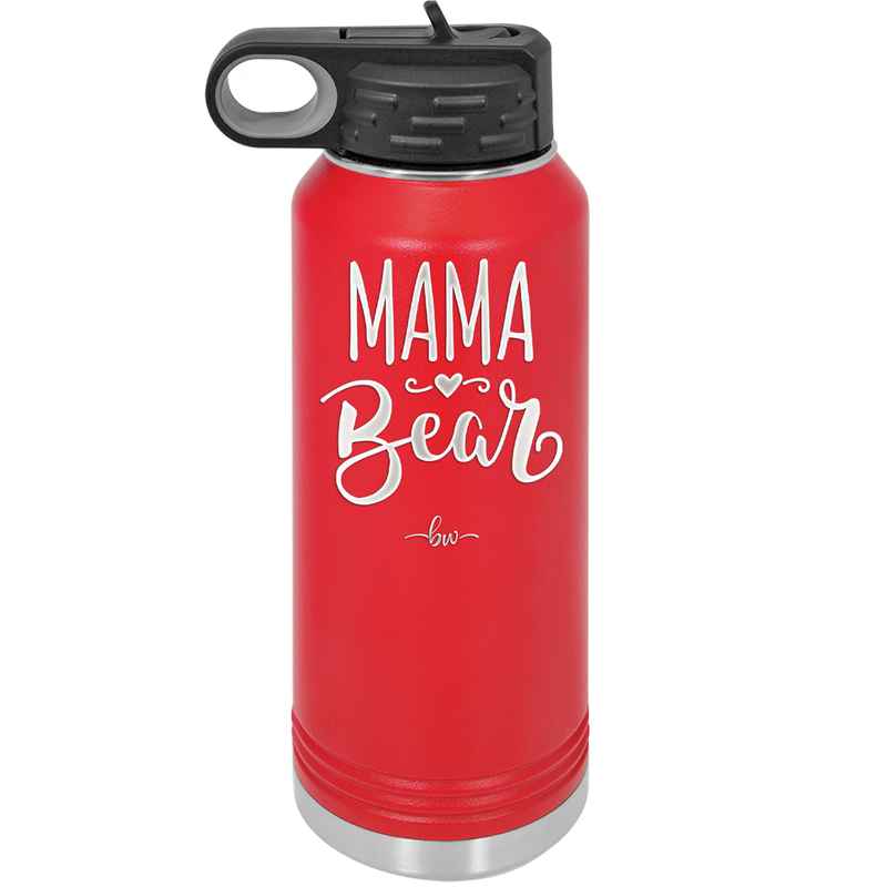 Mama Bear Script - Laser Engraved Stainless Steel Drinkware - 2009 -