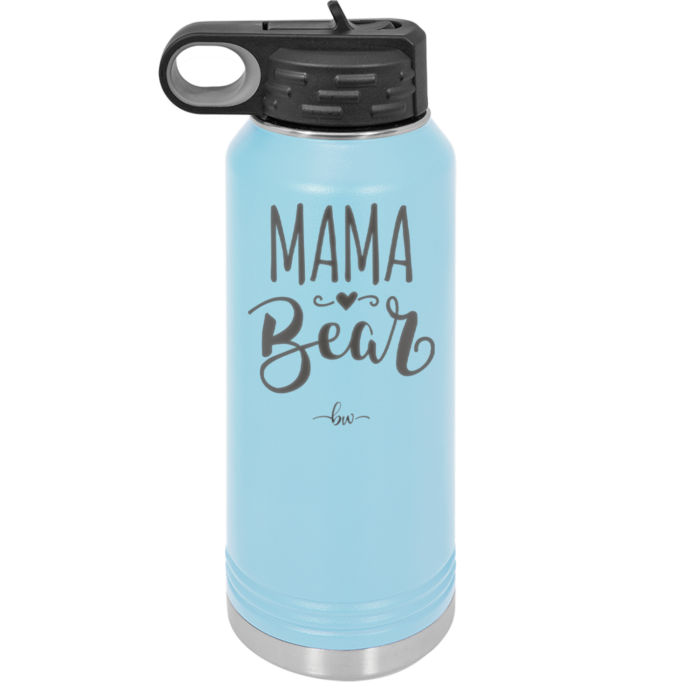 Mama Bear Script - Laser Engraved Stainless Steel Drinkware - 2009 -