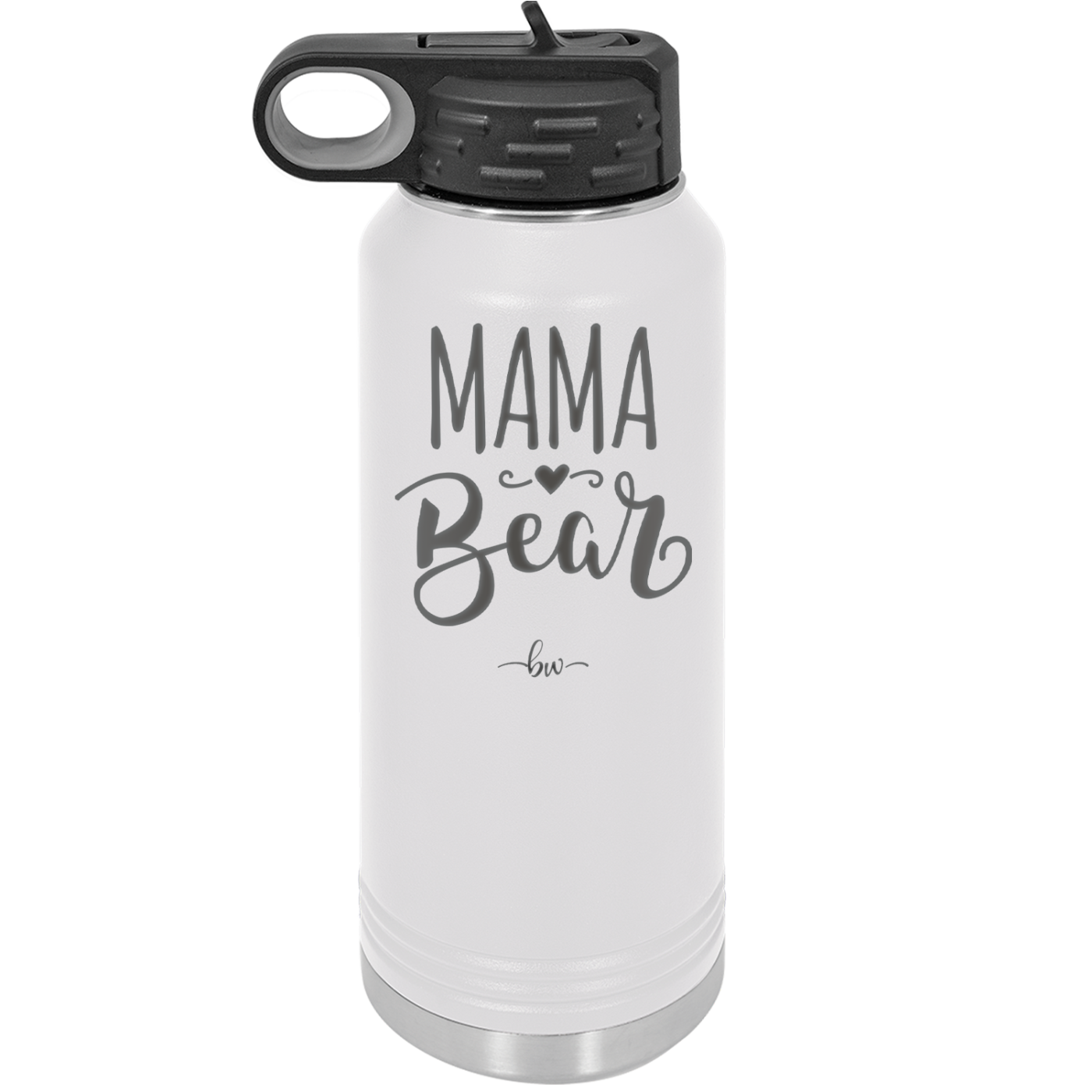 Mama Bear Script - Laser Engraved Stainless Steel Drinkware - 2009 -