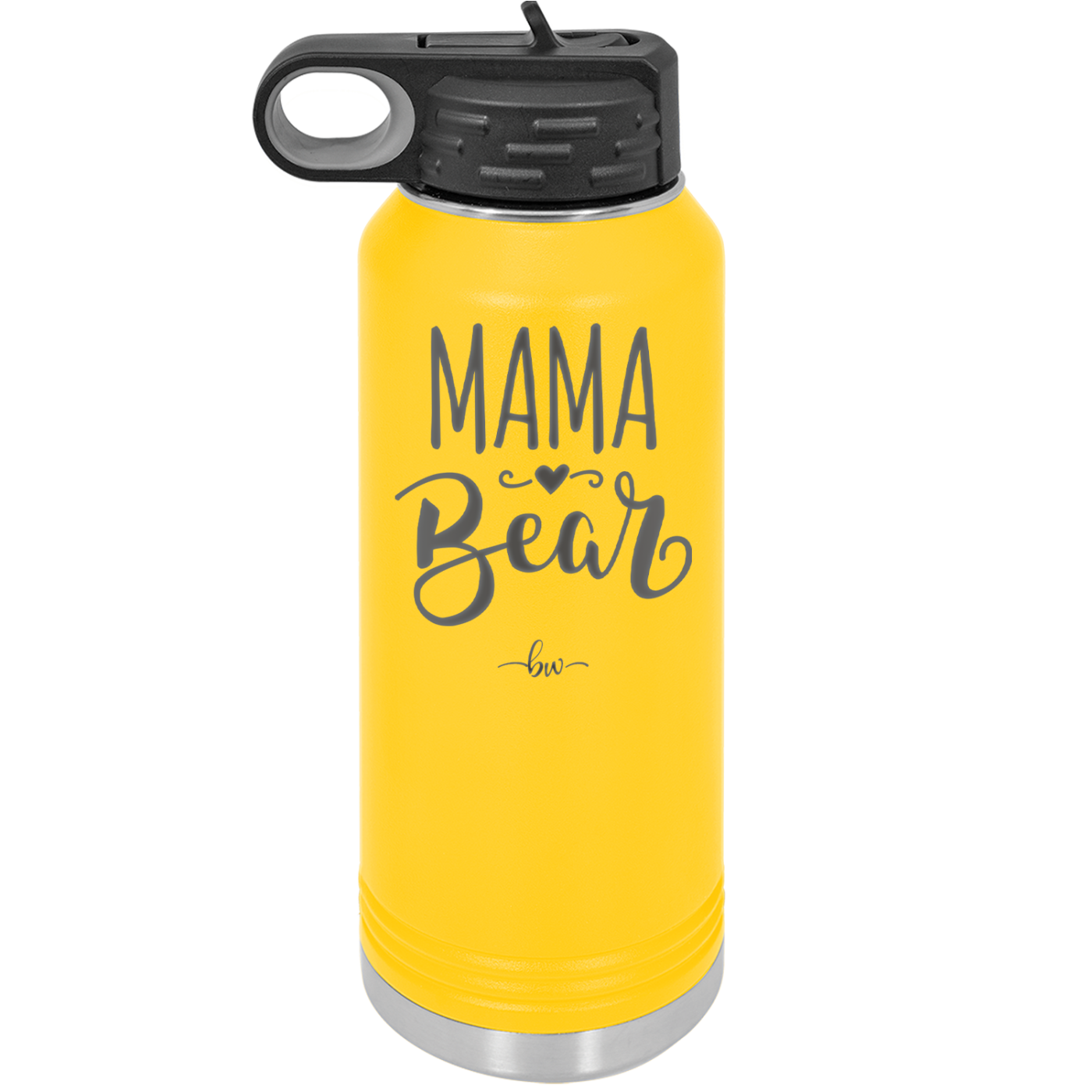 Mama Bear Script - Laser Engraved Stainless Steel Drinkware - 2009 -
