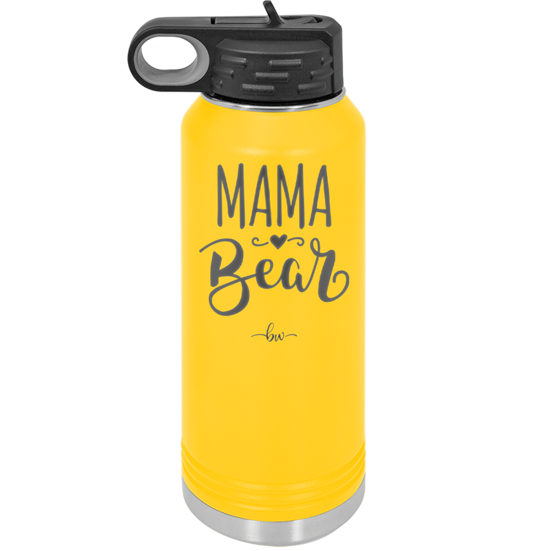 Mama Bear Script - Laser Engraved Stainless Steel Drinkware - 2009 -
