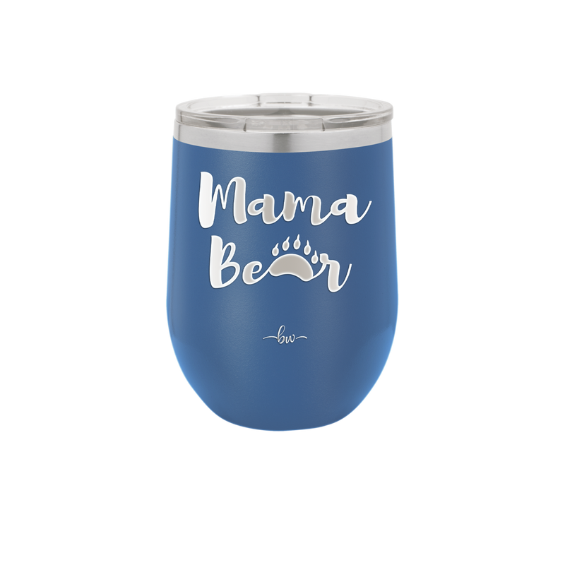 Mama Bear Paw Print - Laser Engraved Stainless Steel Drinkware - 2011 -
